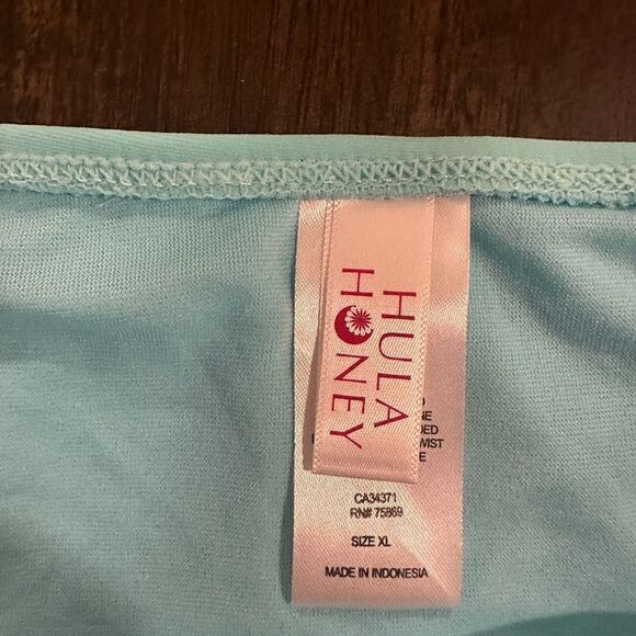 Hula Honey Bikini Bottoms Aqua size XL NWT - Picture 5 of 6